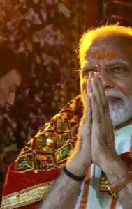 PM Modi offers prayers at Ambaji temple in Gujarat