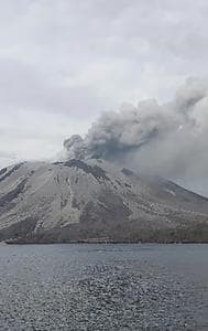 Ruang Volcano Eruptions in Indonesia