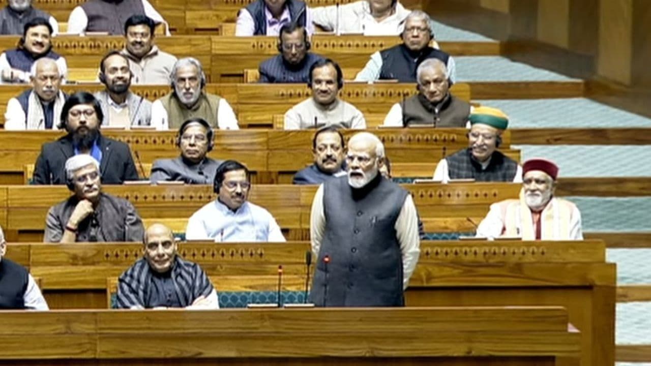 PM Modi Lok Sabha Motion of Thanks